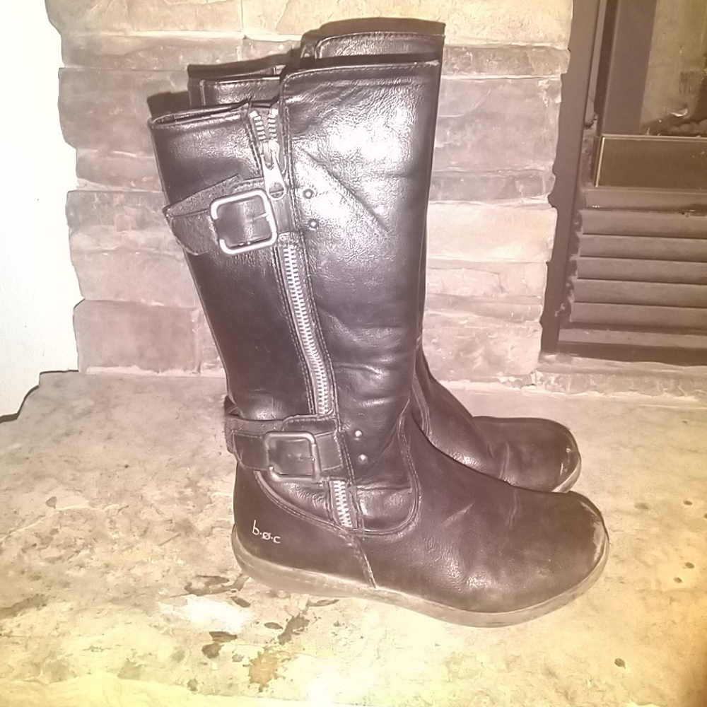 Girls Size 1 BOC black Riding Boots.